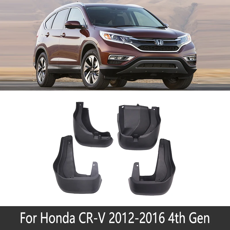 2012-2016 4th Gen Брызговик для Honda CR-V 2007~ CR V CRV Fender брызговик закрылки аксессуары для брызговиков 2008 2009 2010 2012 - Название цвета: 2012-2016 4th Gen