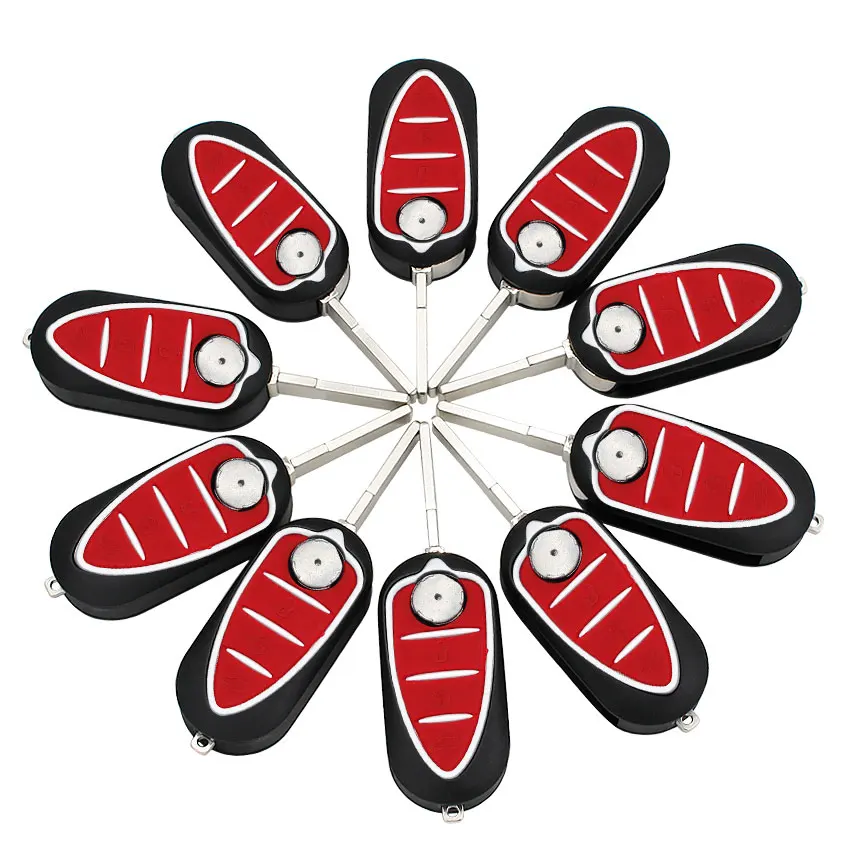 Складной Дистанционный брелок 433 МГц PCF7946 3 кнопки для Alfa Romeo 147 156 166 GT | Автомобили и