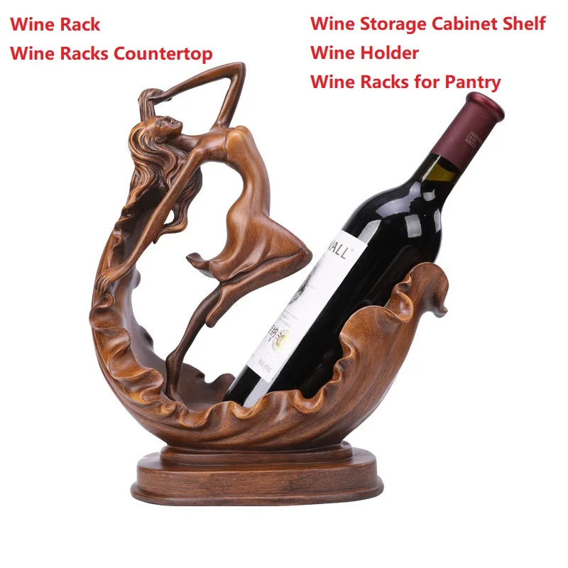 

Creativity Wine Rack, Wine Racks Countertop, Wine Storage Cabinet Shelf, Wine Holder, Wine Racks for Pantry