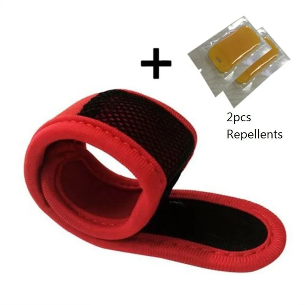Adjustable Adult Children Anti Mosquito Bug Insect Repellent Bracelet Wrist Band With 2 Refills Drop Shipping | Спорт и развлечения