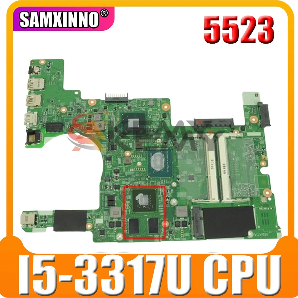 

Оригинальная материнская плата для ноутбука DELL Inspiron 5523 Core SR0N8 I5-3317U материнская плата 11307-1 CN-0FFKXX 0FFKXX N13P-GV2-S-A2 DDR3