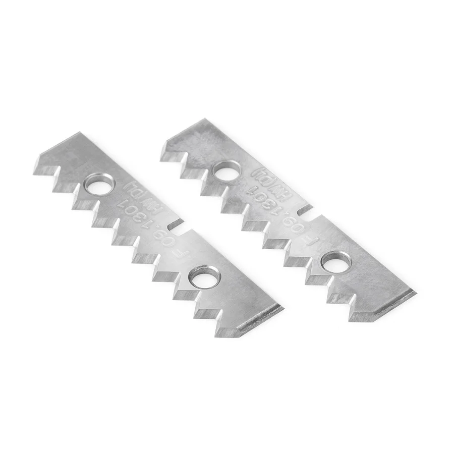 

LIVTER Pair of 50 x 12 x 1.5mm Insert Carbide Replacement Knives for 'V' Type Glue Joint Cutterheads