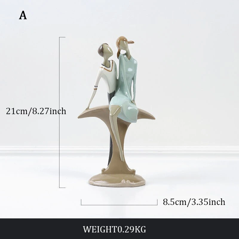 

Hot Sale Rabbit Nordic Resin Decoration Children's Room Decoration Girl Bedroom Creative Couple Crafts Home Decorations