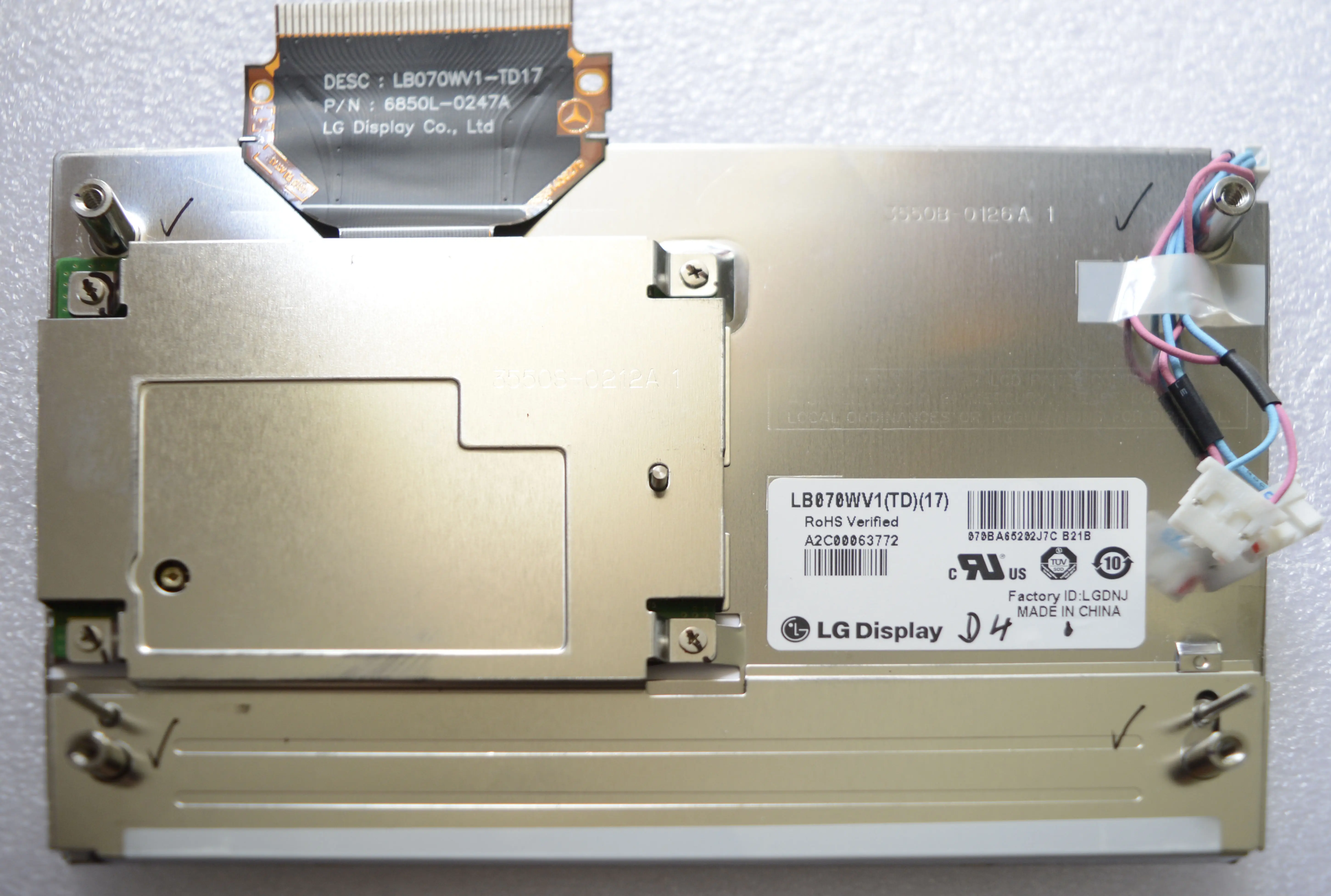 7 дюймов ЖК дисплей Панель LB070WV1 TD17 (TD)(17) оригинал + Класс 12 месяцев гарантии|lcd panel|7