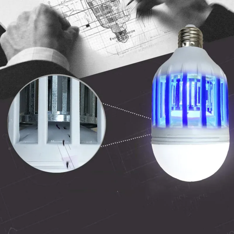 Светодиодная лампа ловушка для насекомых 110 В|Репелленты| |