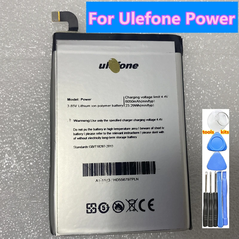 Новый аккумулятор высокой емкости 6050 мАч для Ulefone запасные литий-ионные батареи