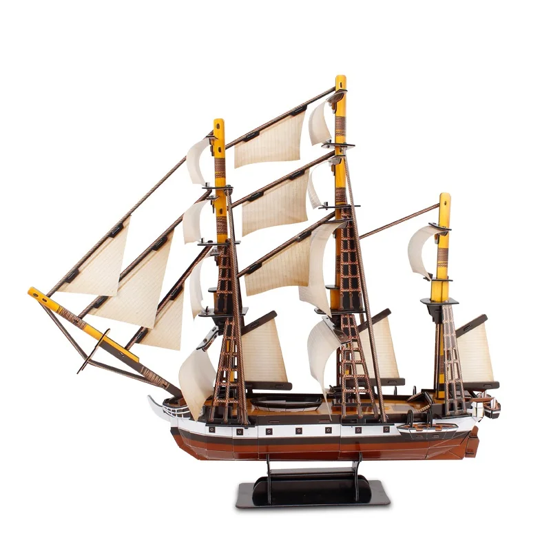 3D пазл candice guo бумажная модель сборная игрушка ручная работа английский HMS beagle