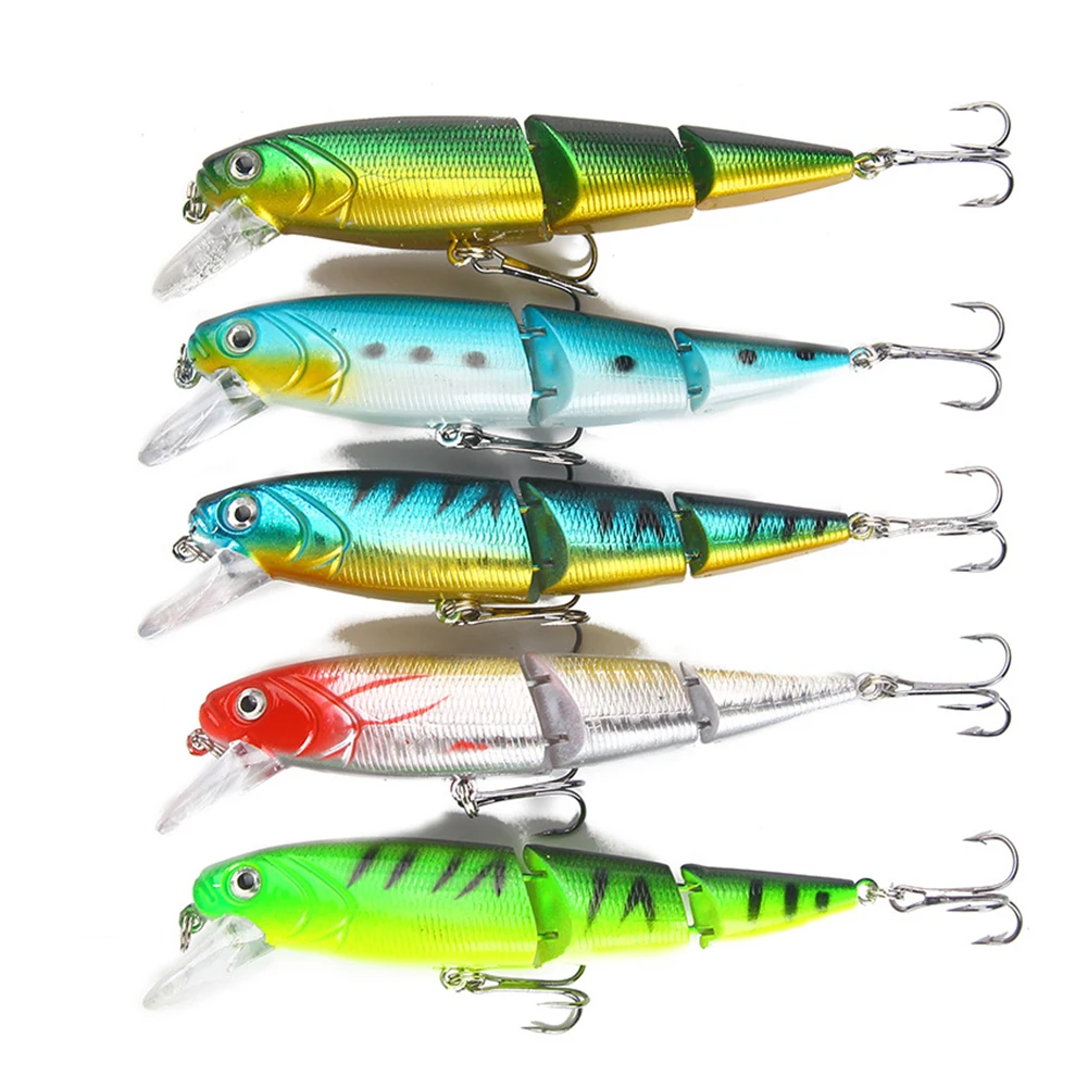 

110mm 15.3g Wobblers Fishing Lure Multi-section Hard Bait Artificial Bait Minnow Lure Crankbait Fishing Tackle Lures for fishing
