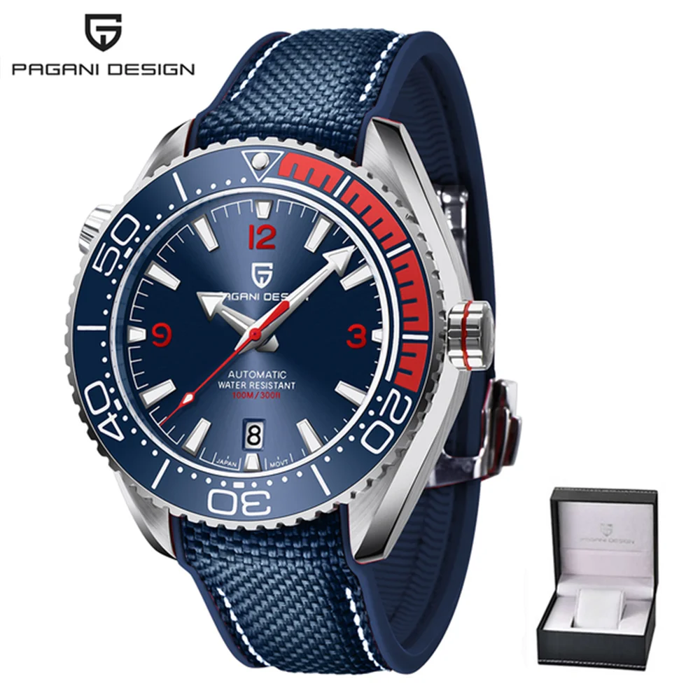 

Classic Luxury Automatic Mechanical Wristwatch For Men Top Brand Sapphire Glass Sport Dive Watch Japan NH35 Movement watches New
