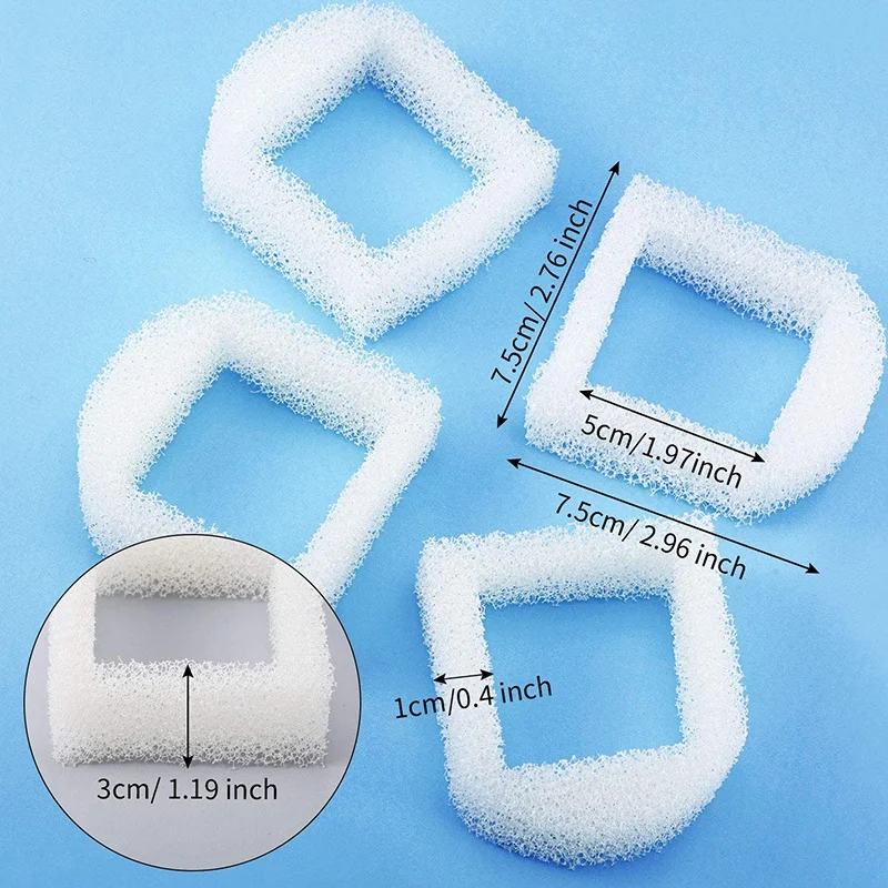 

24Pcs Replacement Foam Filters for Cat and Dog Waterers, Pet Waterer Foam Pre-Filters, Compatible for Drinkwell