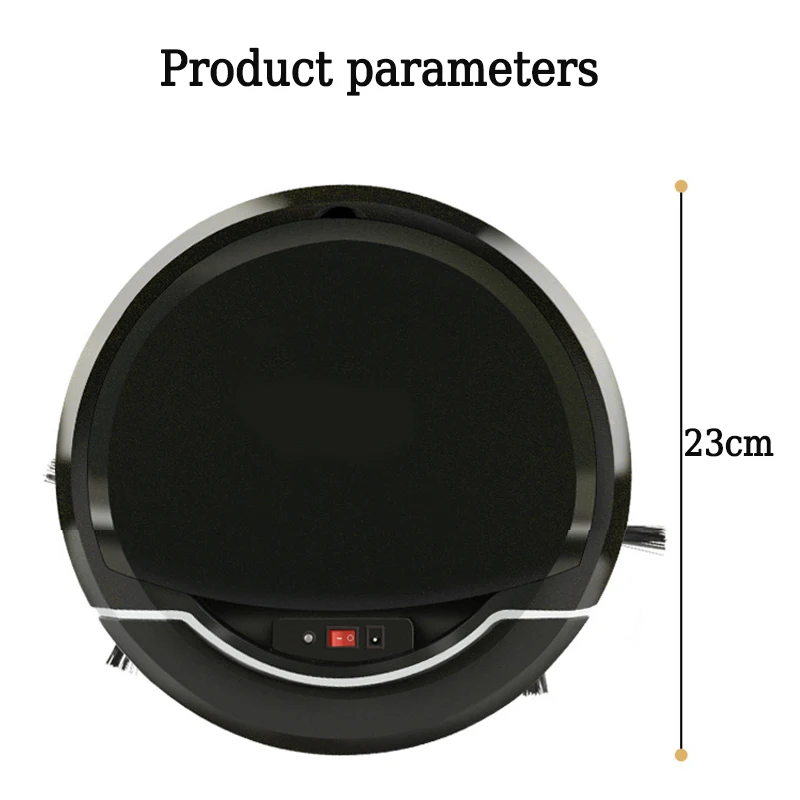 

3 in 1 Rechargeable Smart Robot Vacuum Cleaner Dry Wet Sweeping Machine Home Cleaning Cordless Automatic Dust Sweeper Machine