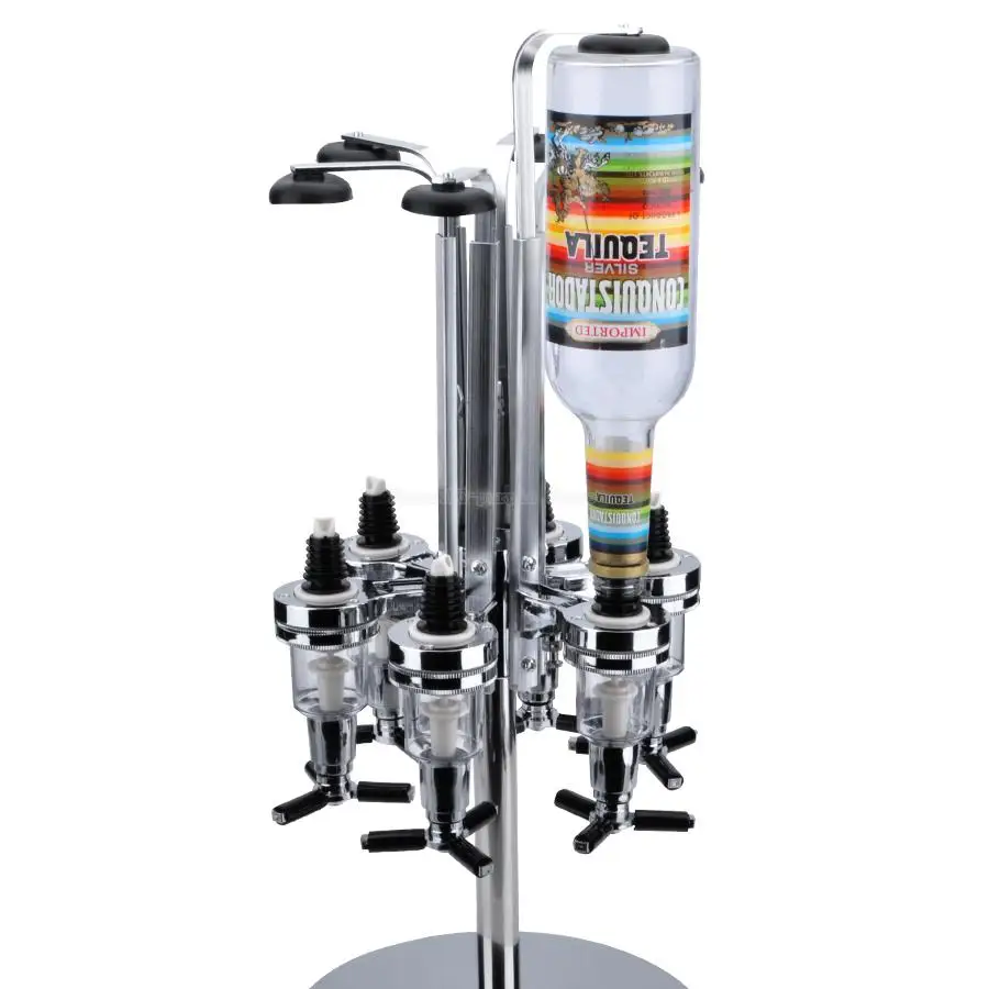 Креативный 6 Подставка для бутылки вина вращающийся бар коктейльный терм