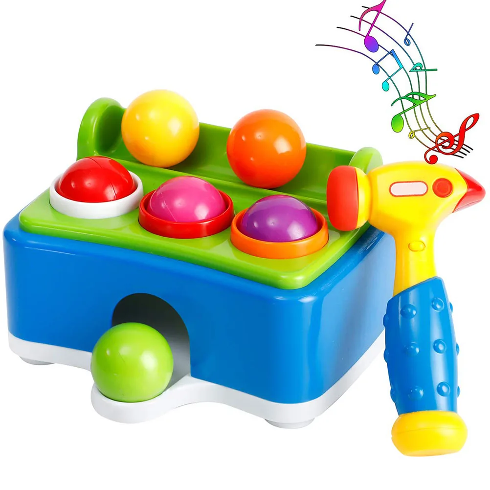 Children Hit Musical Instruments Toys Music Light Hammer Hitting Table Intellectual Exercise Strength Training Educational | Игрушки и