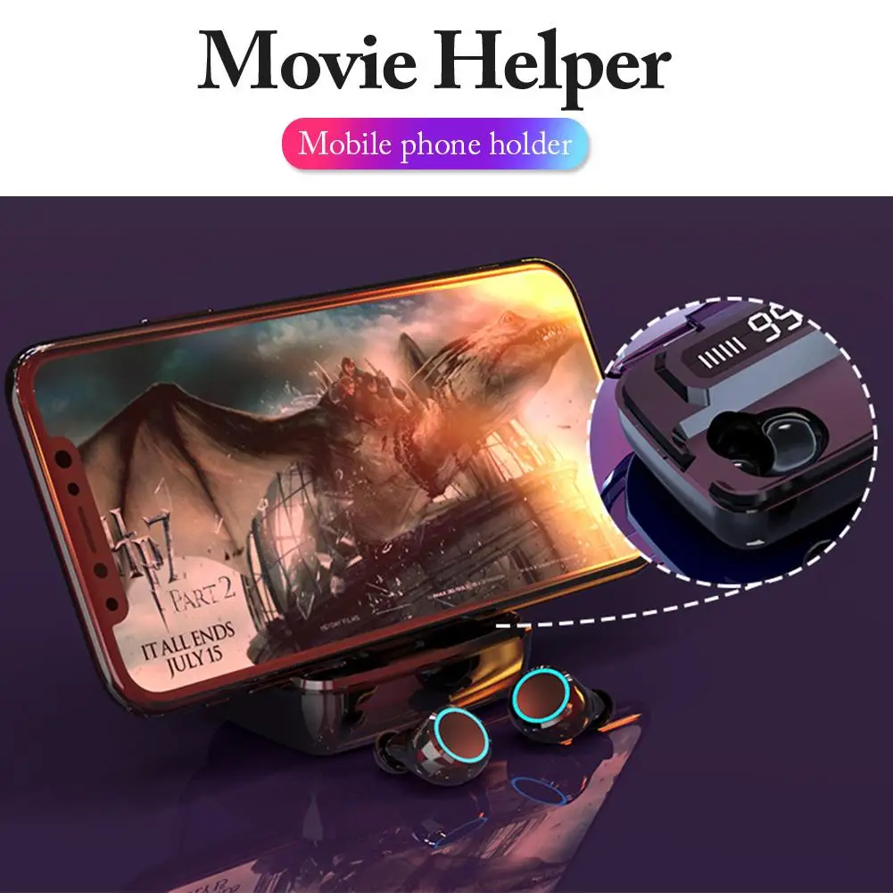 Новейший M11 Mini TWS наушник с светодиодный цифровым дисплеем сенсорный 5 0 IPX7