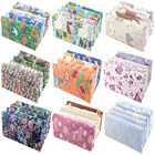 Ткань для платья с цветочным принтом Teramila хлопковая ткань, 5 шт.упаковка, швейные, ткани для пэчворка, для рукоделия, квилтинга, рукоделия