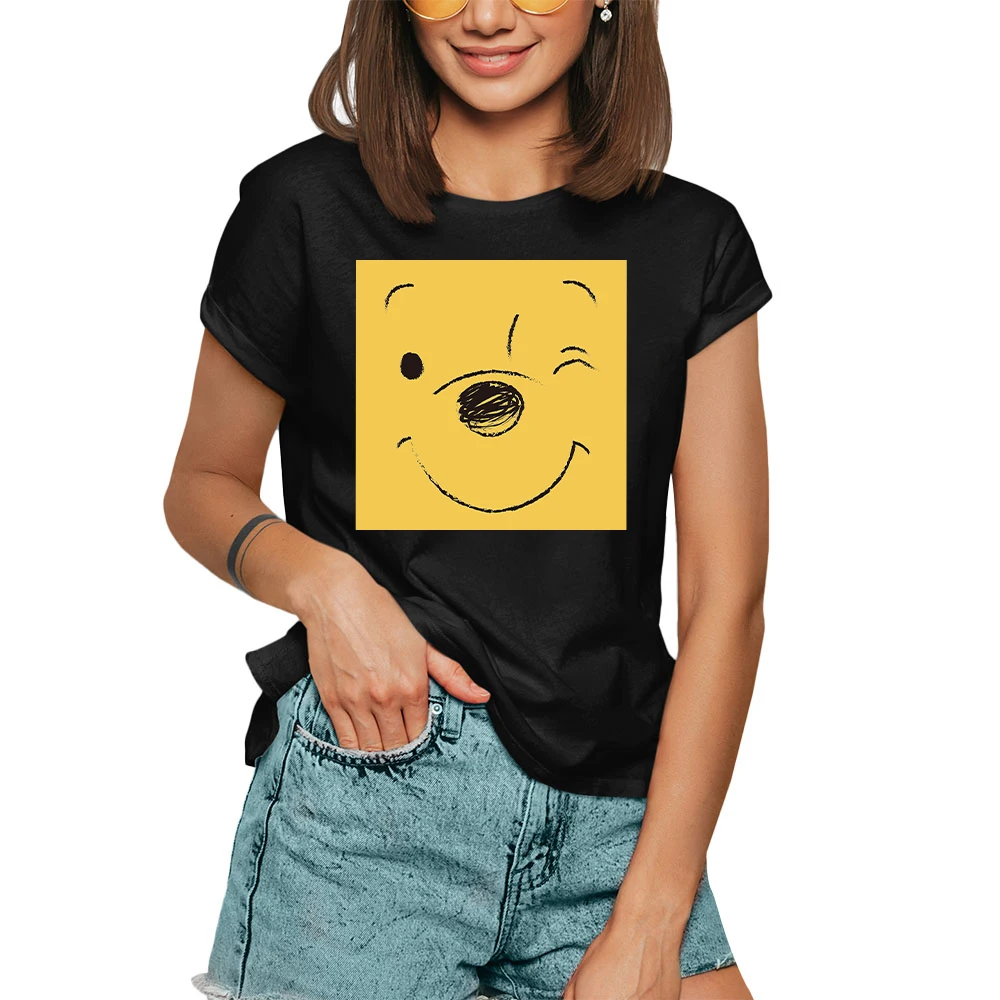 

Новая модная Веселая футболка Disney с изображением Винни-Пуха и медведя, топы с графическим рисунком, футболки 90-х, футболка в стиле Харадзюку,...