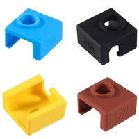 3d printer mk8 protective silicone sock cover case for ender 3 heater block of cr1010ss4s5 anet a8 mk7mk8mk9 hotend
