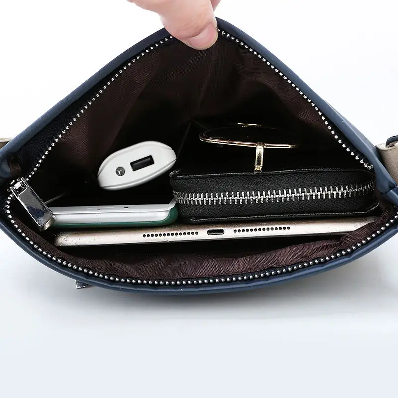 New Waterproof Crossbody Bag for Men Oxford Shoulder Messenger Bags Male Outdoor Travel School Retro Zipper Bag Good Qualtiy