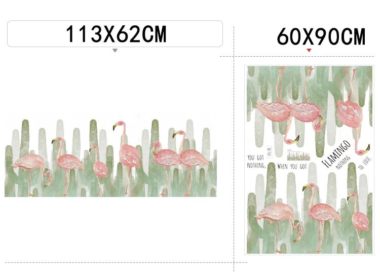 Flamingo Queen Wall Stickers Home Decor Living Room Bedroom Kids Girls Room Nursery Decoration Art Murals Baseboard Vinyl Decals