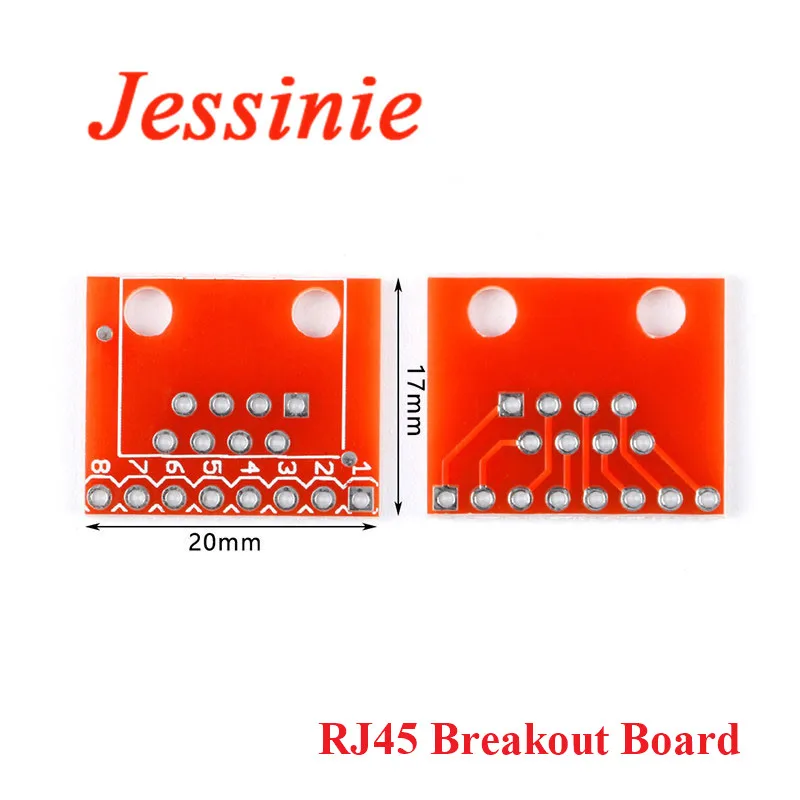 5 шт. RJ45 Модуль Breakout Board к DIP Адаптерная плата DIY электроника для Arduino|Интегральные