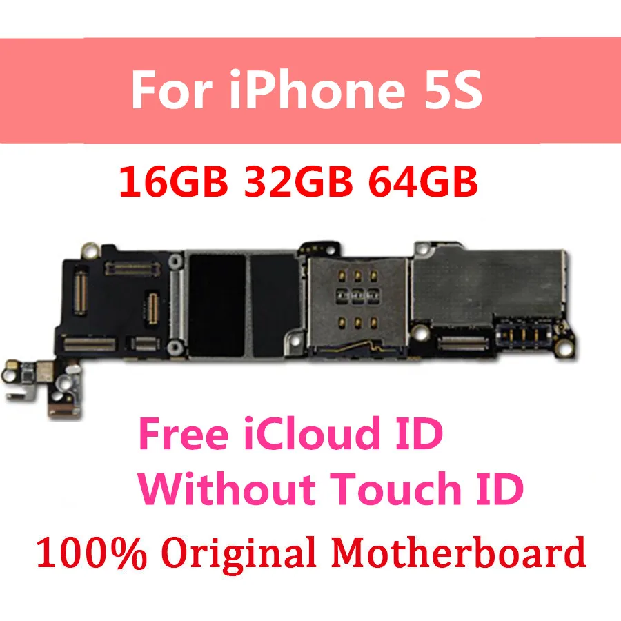 Фабрика разблокирован для iPhone 4 4S 5 5C 5S 6 6P 7 7P 8 8P материнская плата системы IOS