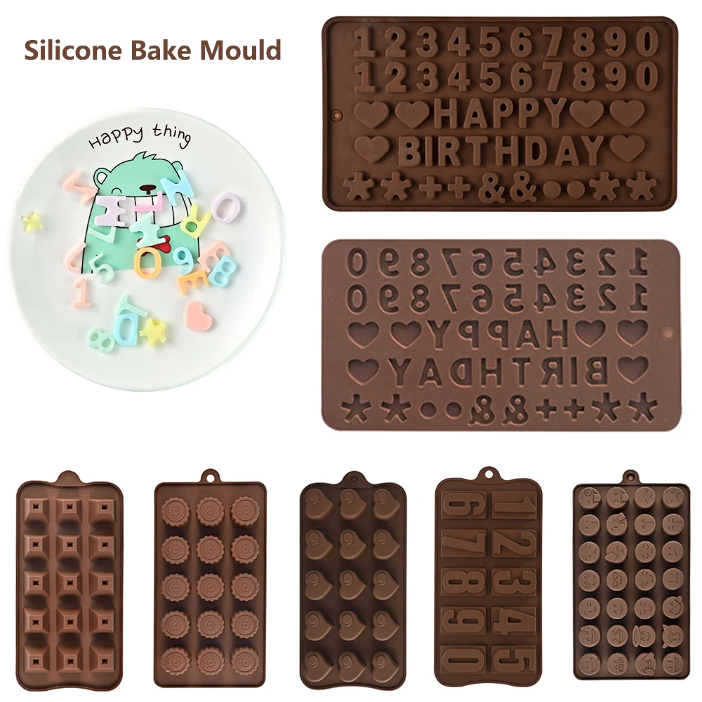 

Силиконовые формочки для печенья, форма для выпечки шоколада, форма для печенья, форма для печенья, желе, конфеты, искусственное устройство, ...