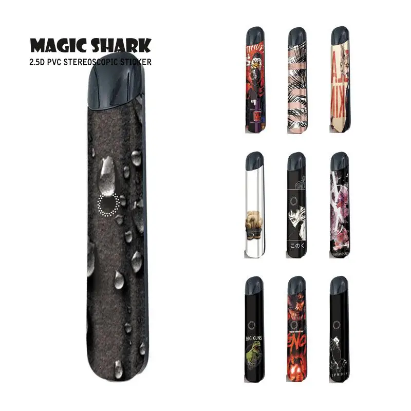 

Fashion New Drops Bear High Quality PVC E Cigarette Vape Case Cover Sticker for Relx a Alpha Kit