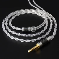 4n litz pure silver earphone upgrade cable 3 52 54 4mm mmcxnx7 proqdc0 78mm 2pin for db3 kxxs t4 t2 st 10s kz zsn pro