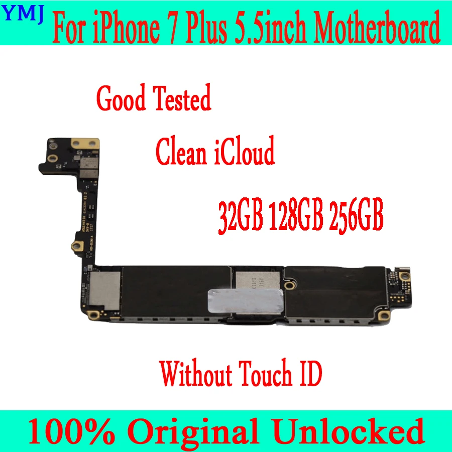 Заводская Разблокировка для iphone 7 Plus материнская плата с Бесплатный iCloud оригинал