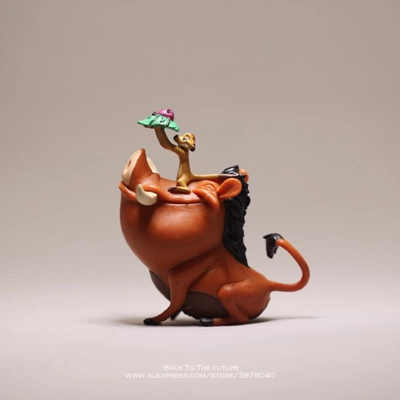 Дисней Король Лев Тимон и Пумба 7 5 см мини кукла фигурку аниме украшение для дома