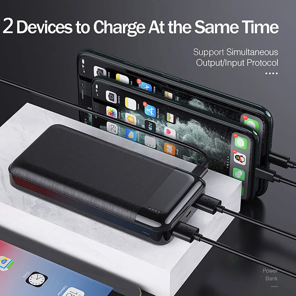 QC3.0 PD портативное зарядное устройство 10000 мА USB Внешнее для iPhone 11 SE | Мобильные