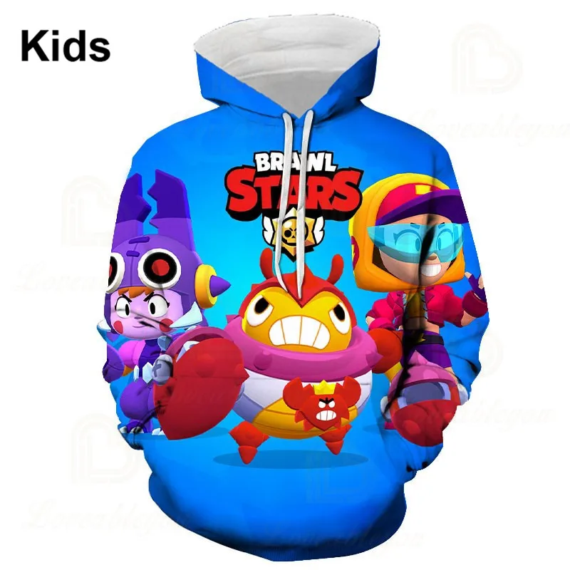 

Teen Clothes Rosa and NITA MAX Star, Game 3d Jacket Boys Girls Tops Sweatshirt Shark Leon Children's Wear Kids Hoodie