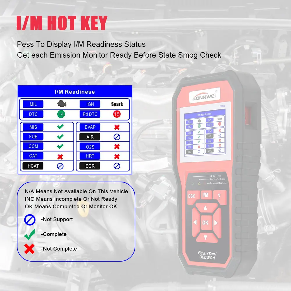 KONNWEI KW850 считыватель кодов OBD2 сканер бесплатное обновление OBD 2 OBD2 автомобильный диагностический инструмент ODB2 автомобильный KONNWEI KW850