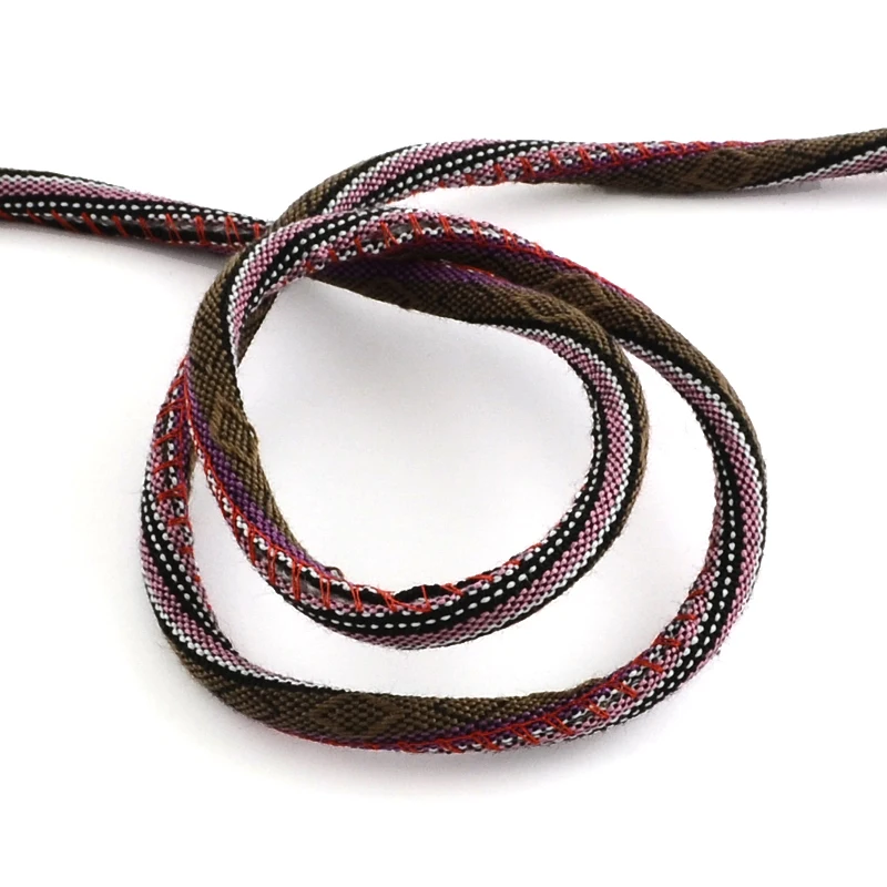 1 рулон 6 ~ 7 мм Шнур в этническом стиле Ткань шнура для изготовления ювелирных