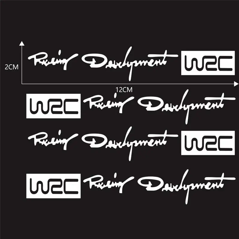 4 шт./компл. модные автомобильные наклейки на дверные ручки Авто мировой гонки