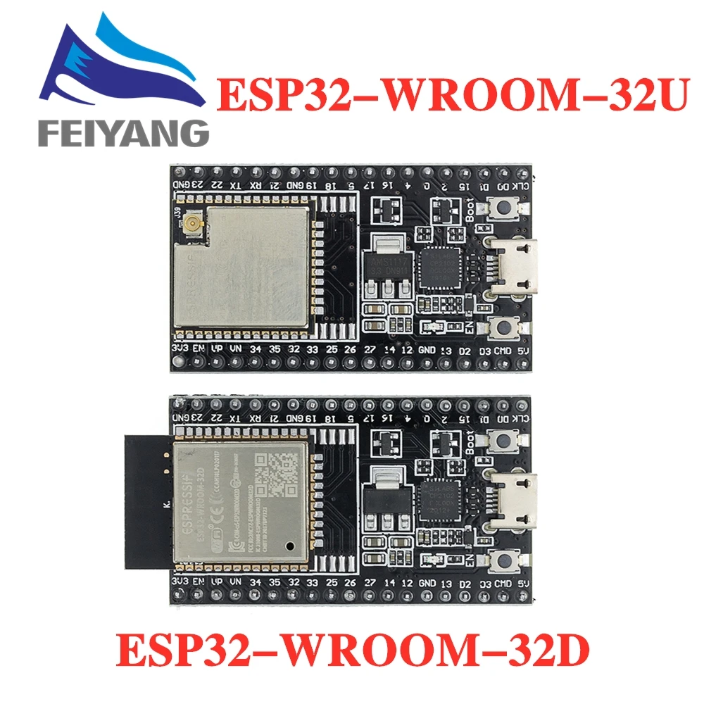 10 шт. ESP32 DevKitC основной плате Совет по развитию WROOM 32D 32U|Интегральные схемы| |