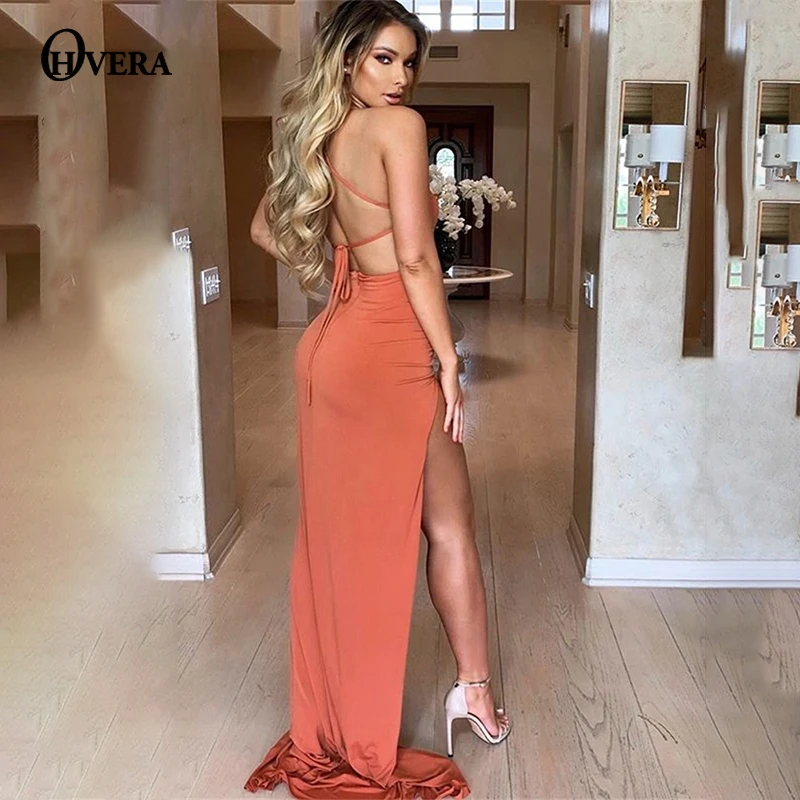 Женское длинное платье на бретельках Ohvera Элегантное Длинное Платье макси с