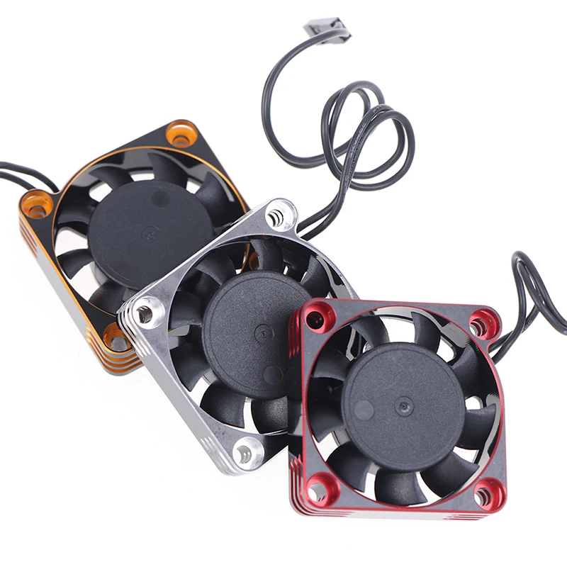 

40mm Aluminum Fan Rotates at 18000RMP 8.5V for 1/10 1/8 RC Car Motor Fast Cooling