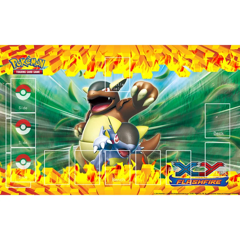 Игровой коврик Takara Tomy с покемонами карманный изображением монстра животных