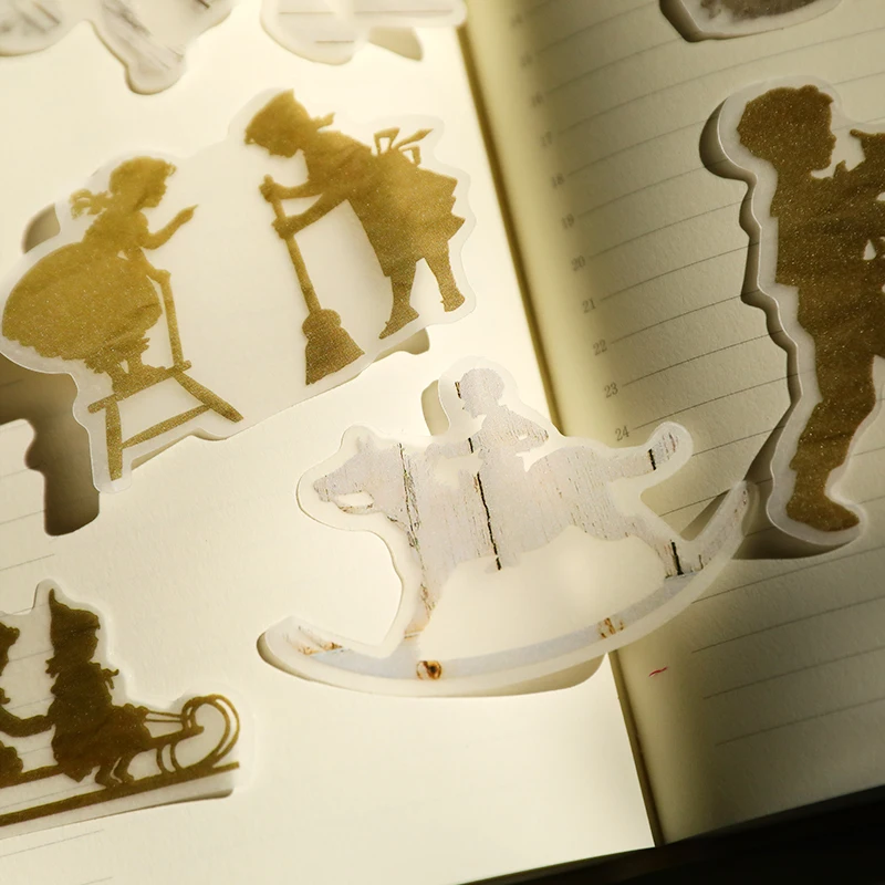 Ретро бумажные наклейки для скрапбукинга счастливого планировщика/изготовления