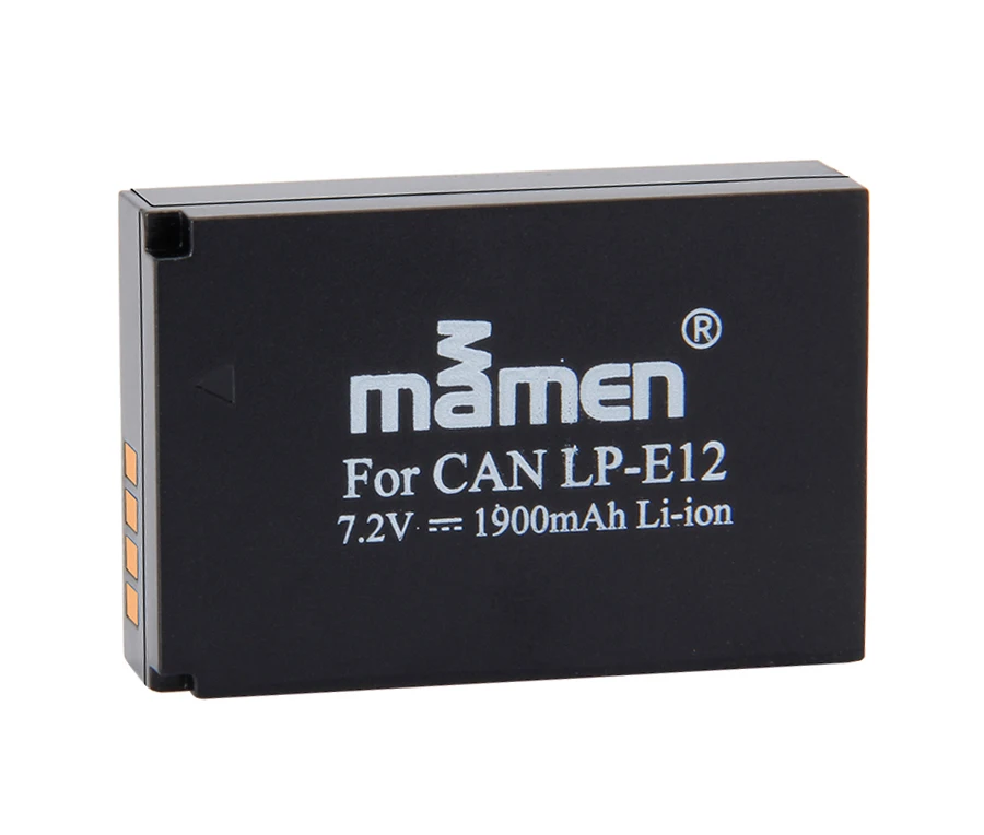 Mamen LP E12 LP-E12 LPE12 Аккумулятор для камеры Canon EOS M2 M10 M50 M100 100D Rebel SL1 Kiss X7 сменный литиевый аккумулятор