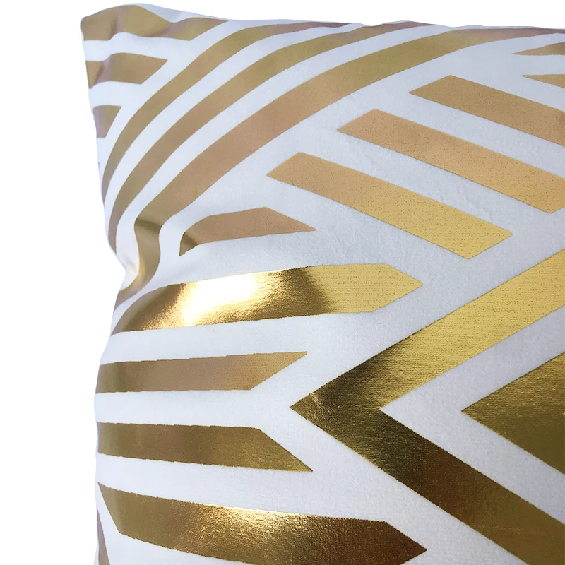 Геометрическая бронзовая Подушка Чехол ананас домашнее украшение наволочки