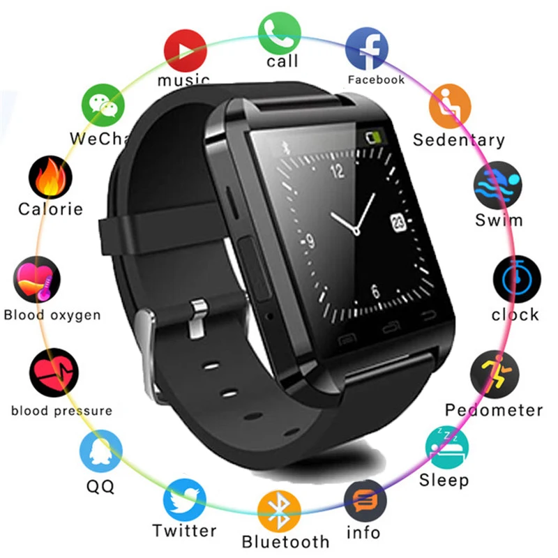 Умные наручные часы для телефона Mate Bluetooth 4 0 Android IP68 водонепроницаемые