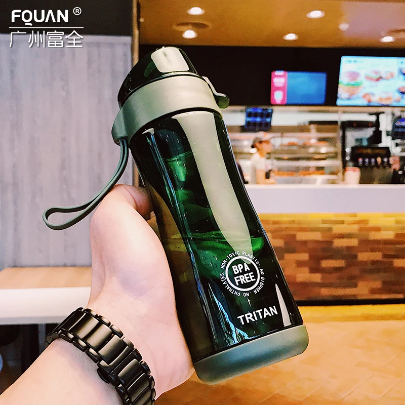 Герметичная бутылка для воды Tritan пластиковая переносная напитков не содержит