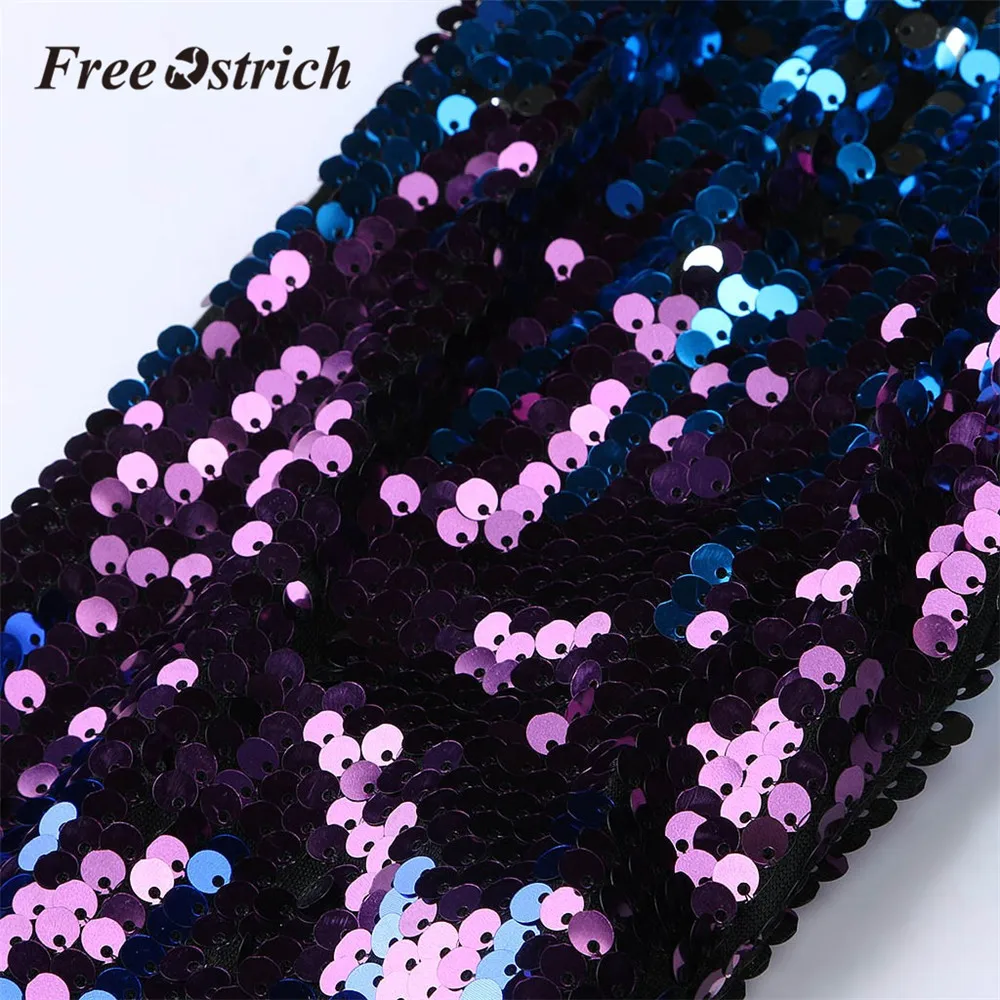 Free Ostrich Fashion Women Harajuku Sweatshirt Autumn Winter Sequins Long Sleeve Black Female Pullover Loose Dresses | Женская одежда