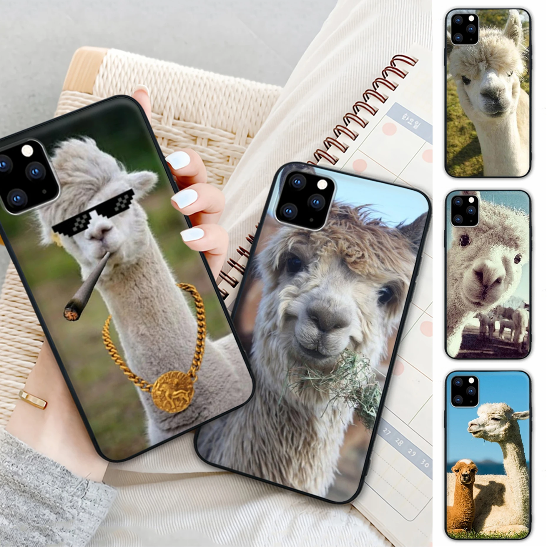 

Elegant Alpaca Pet Mobile Telephone Case For Huawei Honor 20 10 9 Lite 7A 9X 8x 8 S 20s 30 PRO PLAY Cover