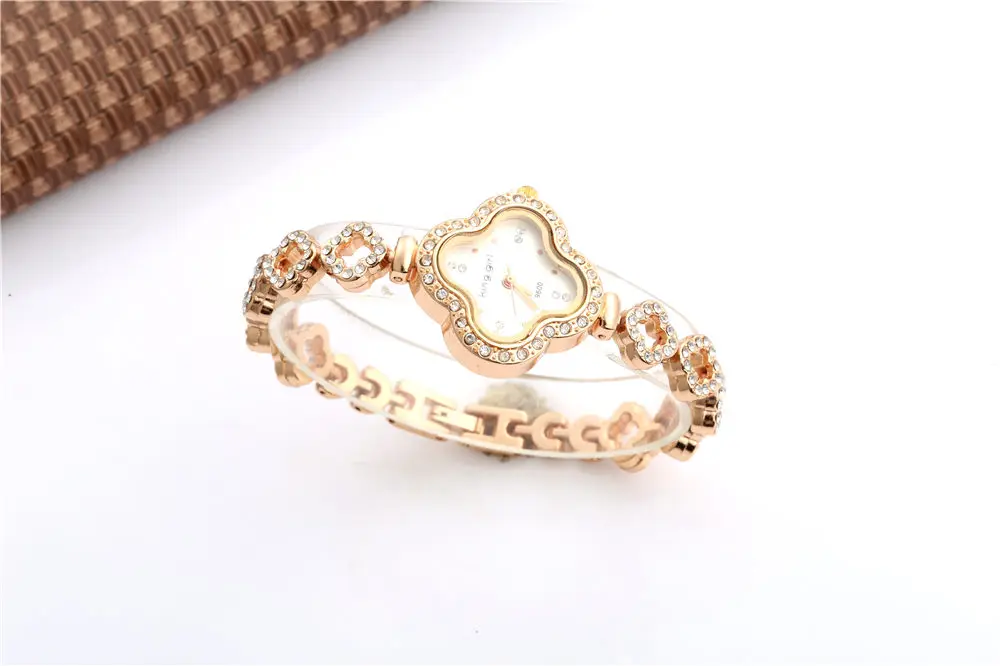 

Fashion Women Watches Luxury Crystal Watches Rose Gold Quartz Watches Women Bracelet Watches relogio feminino reloj mujer