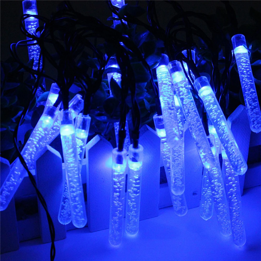 20LED строки солнечный светильник уличный двор Декор Водонепроницаемый гирлянда