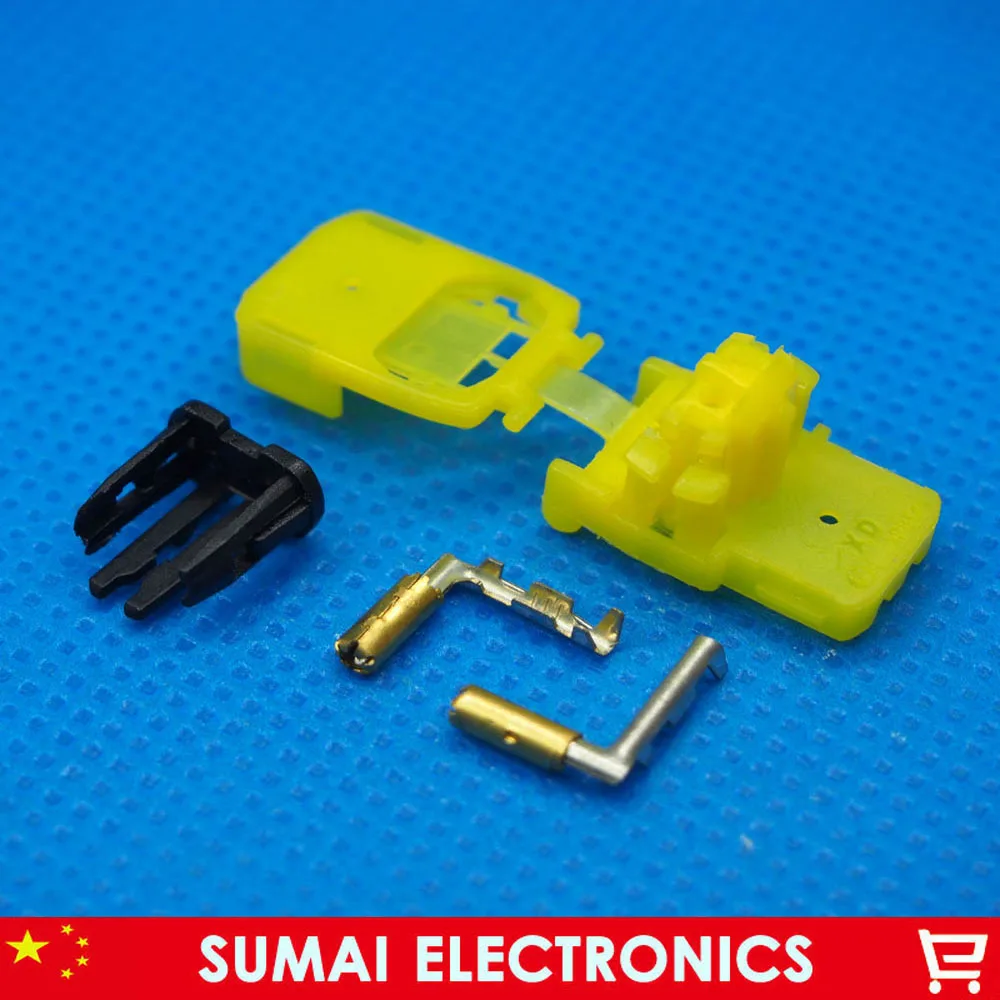 100 комплектов 2Pin гнездовой автомобильный разъем для подушки безопасности Toyota VW