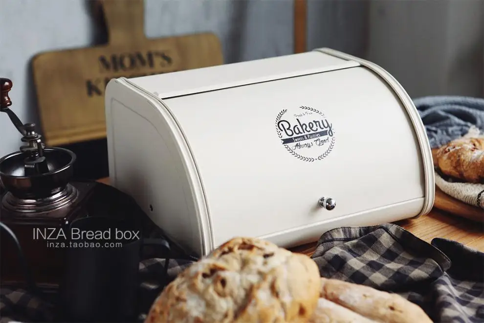 

Nordic Ins Restaurant Sets Up Photo Projects Desktop Snack Bread Receiving Box Galvanized Iron Storage Box
